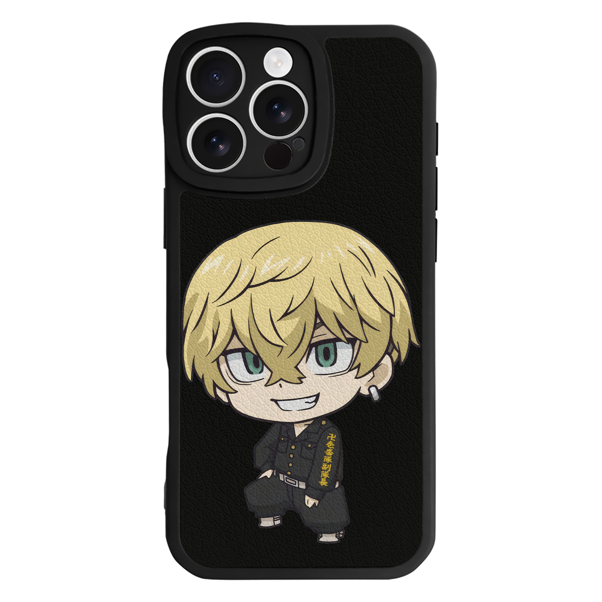 （画像用） 東京リベンジャーズ Tokyo Revengers 【iPhone 16シリーズ対応】シリコンスマホケース（レザー調） 材質：シリコン